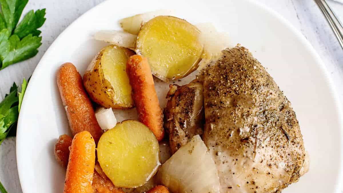 crock pot one pot chicken dinner