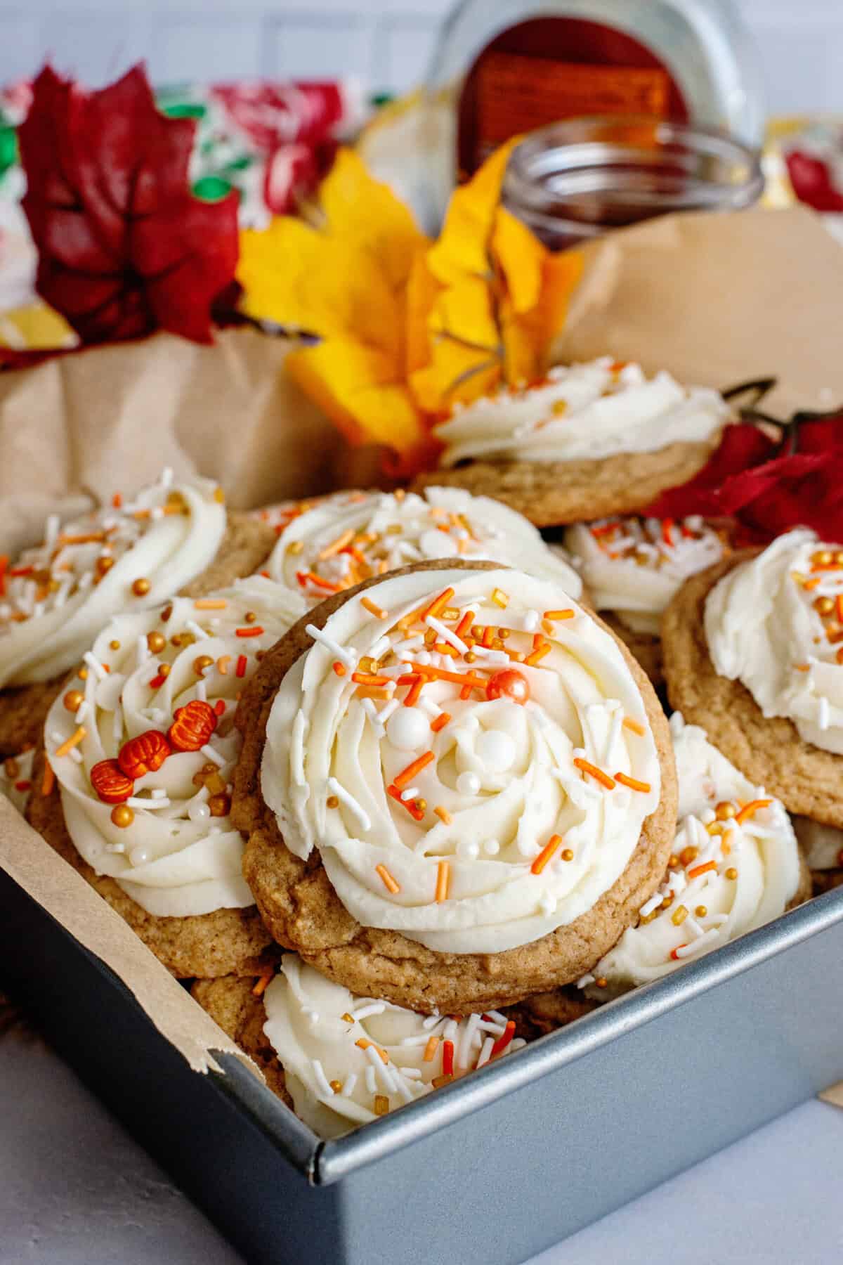 Frosted Maple Cookies