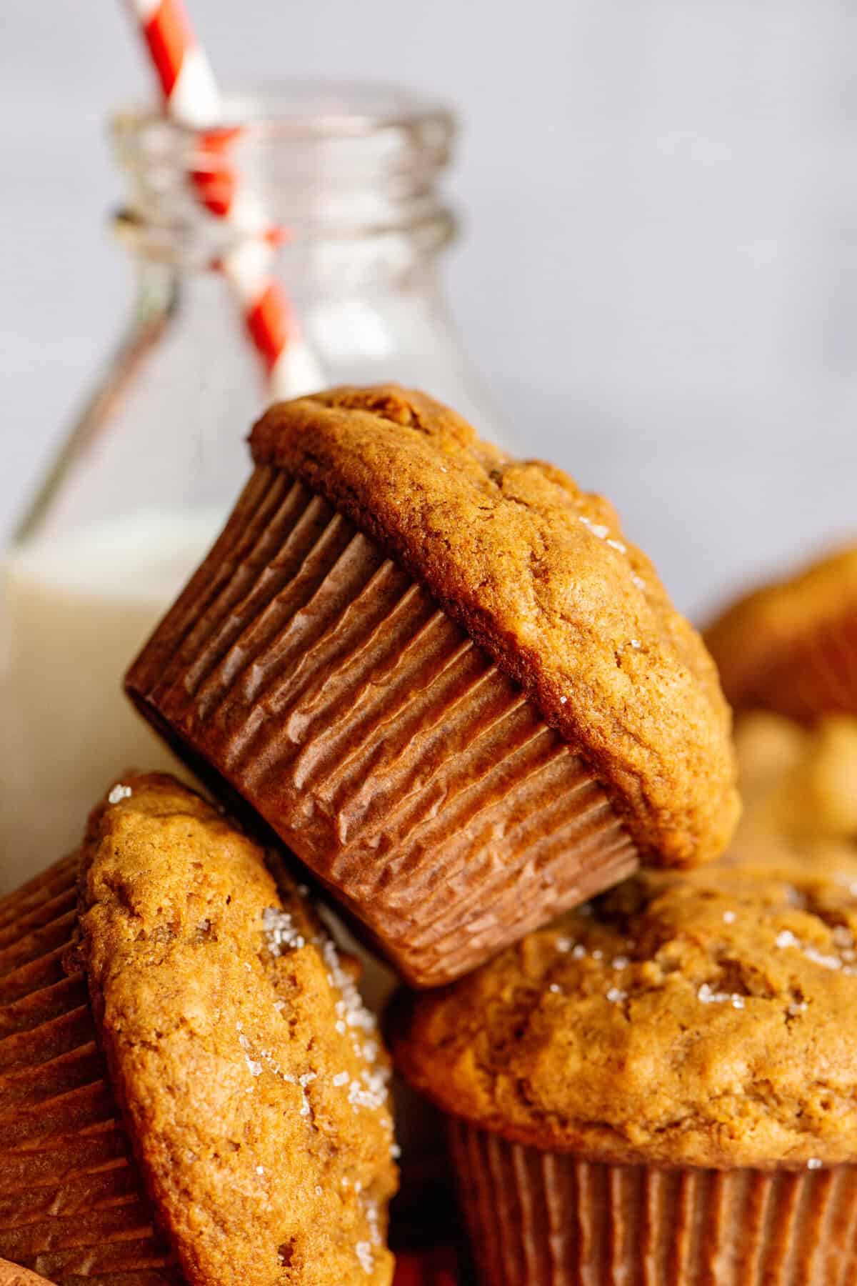 Gingerbread Muffins made from scratch