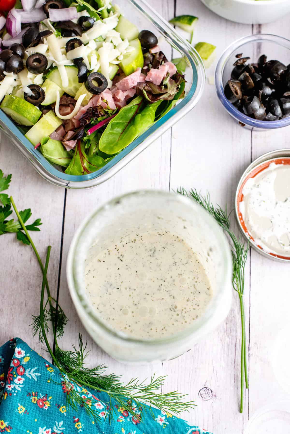 Adjust Ranch dressing to taste