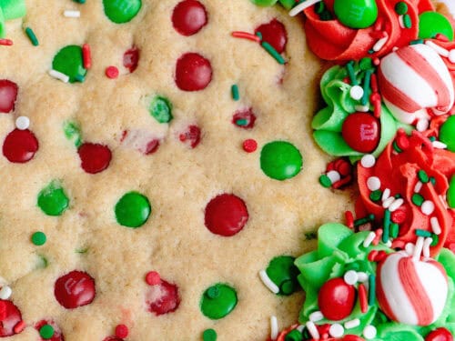 Christmas Sugar Cookie Cake