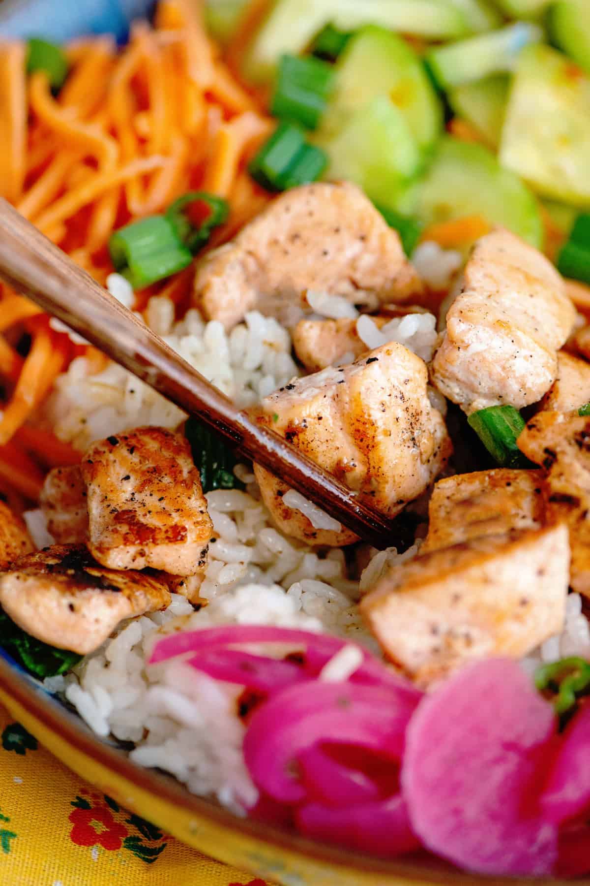 Salmon Rice Bowl