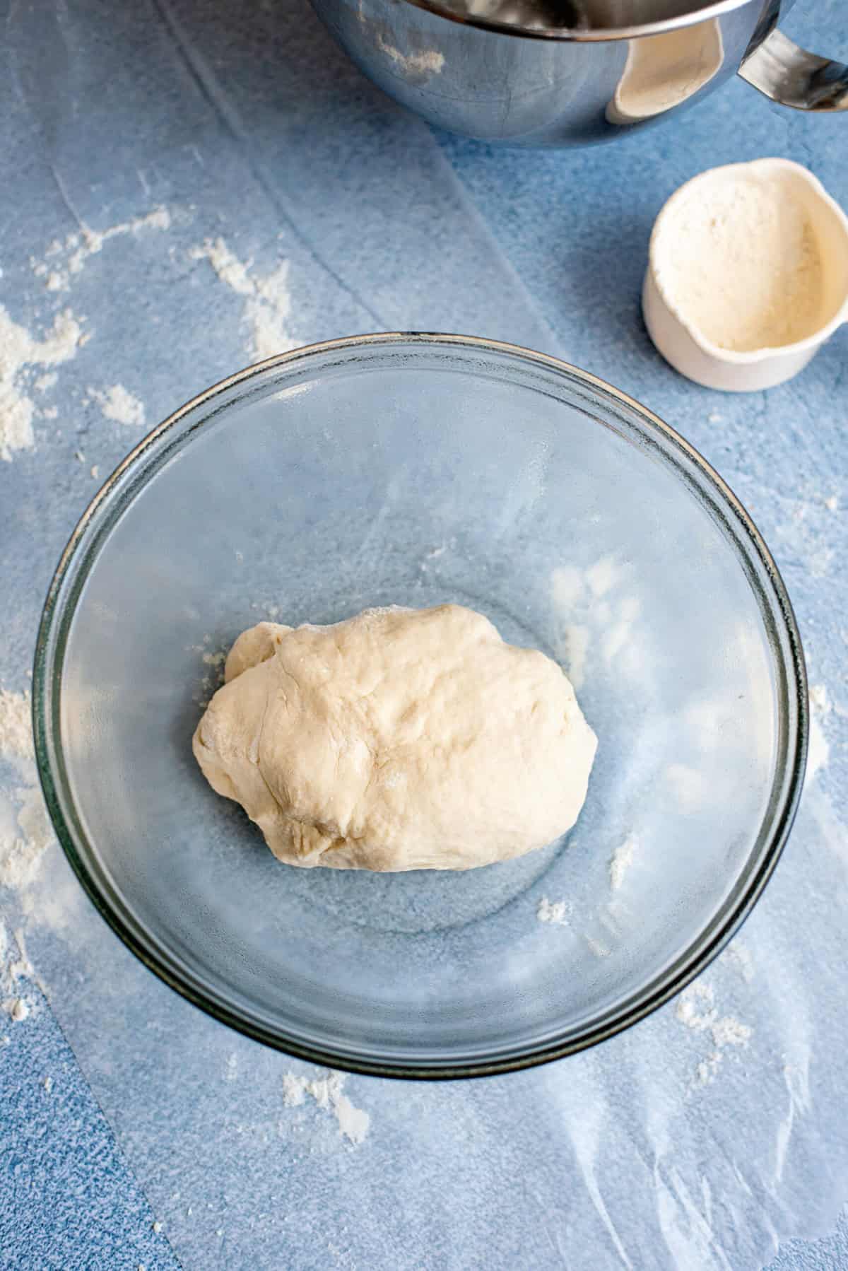 place kneaded dough into a clean bowl