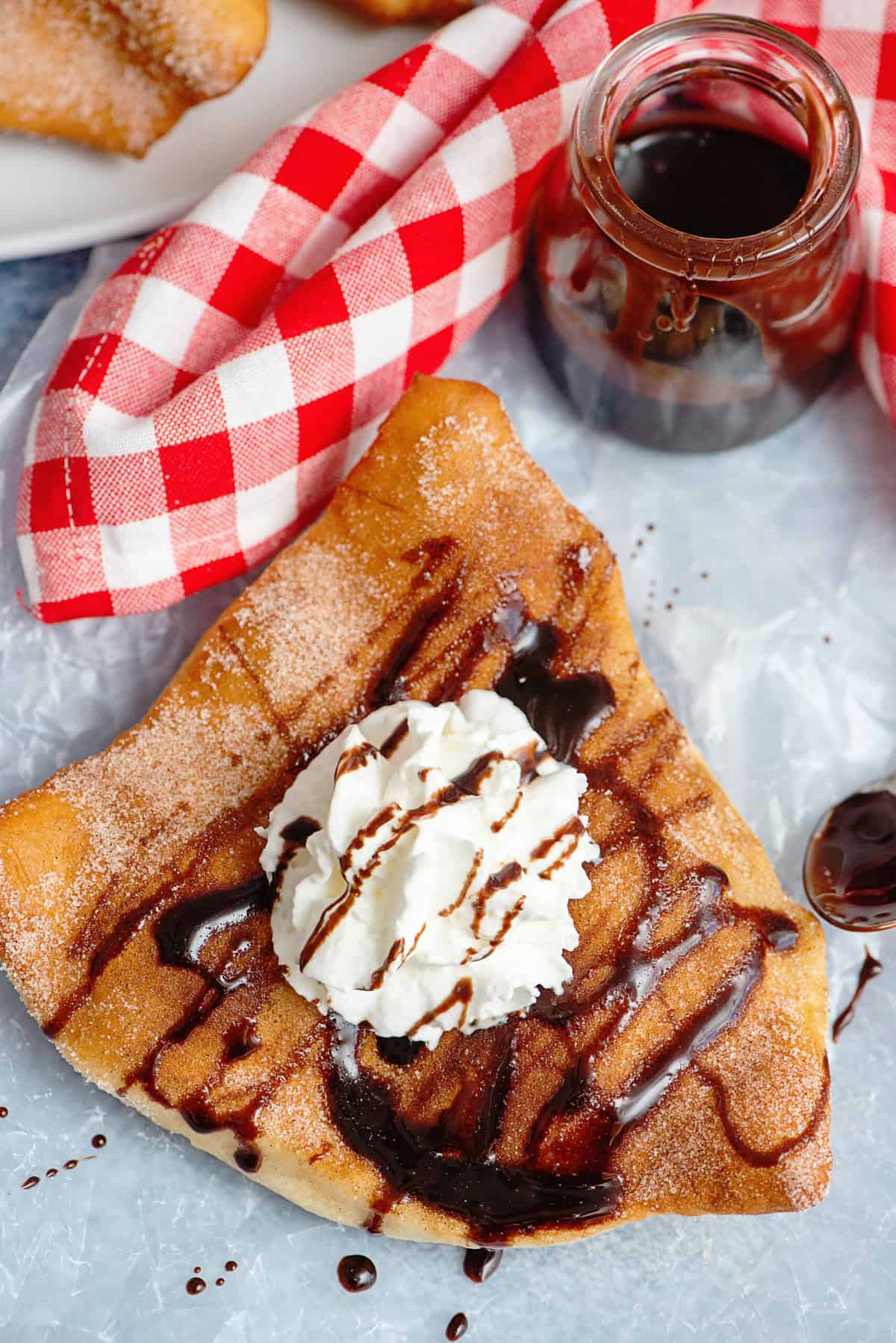 Fair-Style Elephant Ears ready to serve