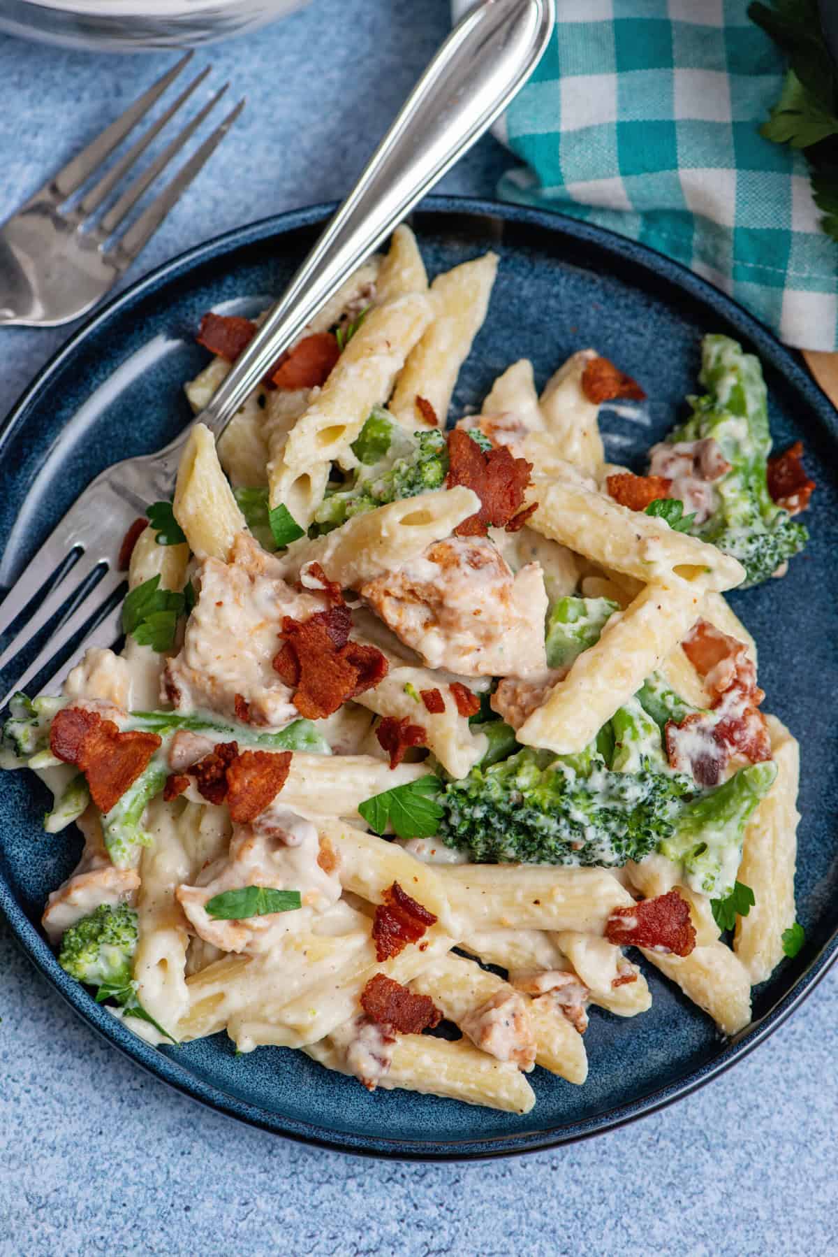 Chicken Bacon Ranch Penne Pasta