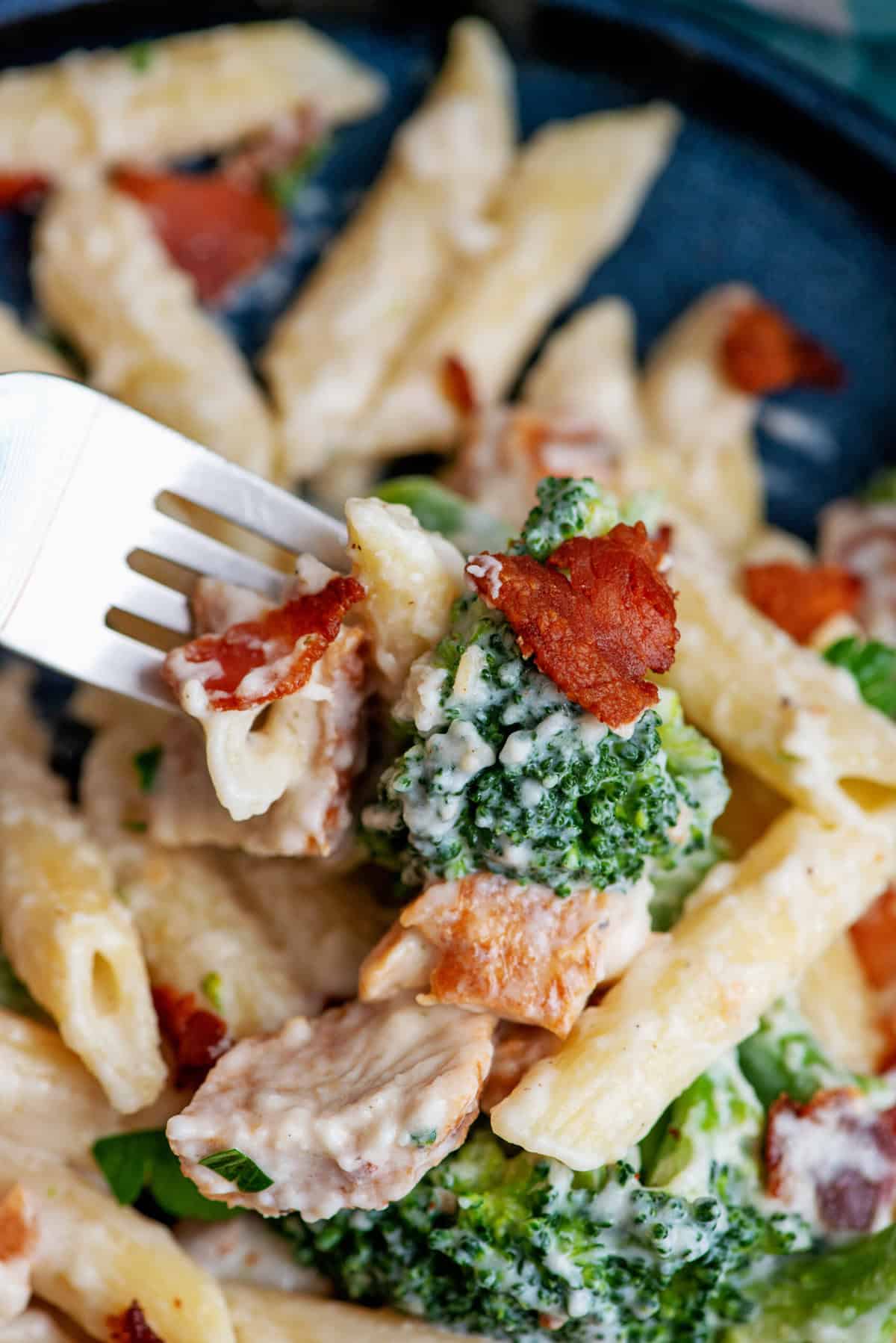 Chicken Bacon Ranch Penne Pasta