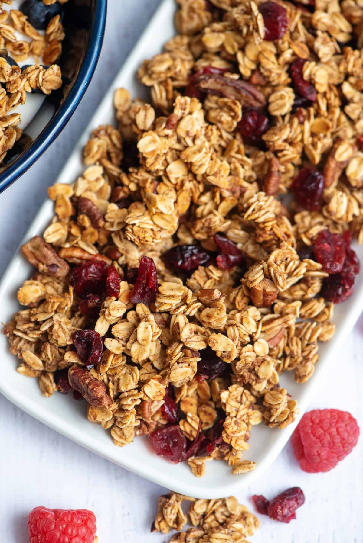 Better-For-You Homemade Granola as a snack